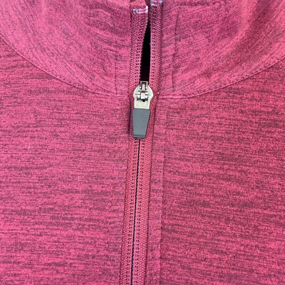 Callaway Mens XXL 1/4 Zip Golf Pullover Heather Burgundy Breathable Soft - Picture 8 of 13